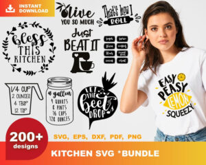 200+ Bundle Kitchen Svg