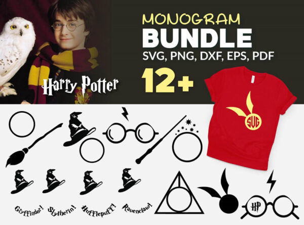 12+ Harry Monogram Bundle