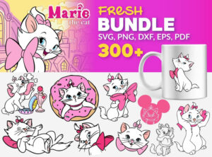 300+ Marie Cat Bundle Svg