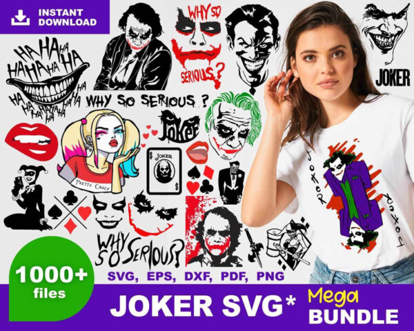1000+ Joker svg Bundle
