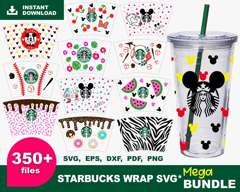 350+ Starbucks Cup Bundle Svg - free svg files for cricut