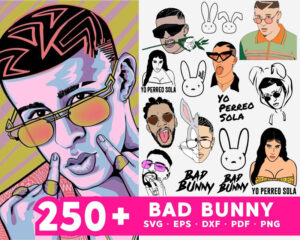 250+ Bad Bunny svg Bundle