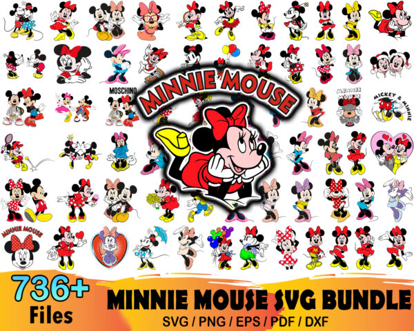 736+ Minnie Mouse Svg Bundle