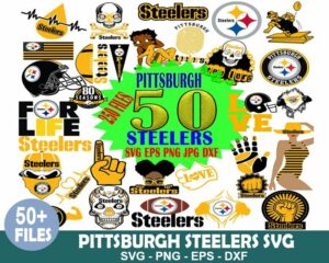 50 Files Pittsburgh Steelers svg