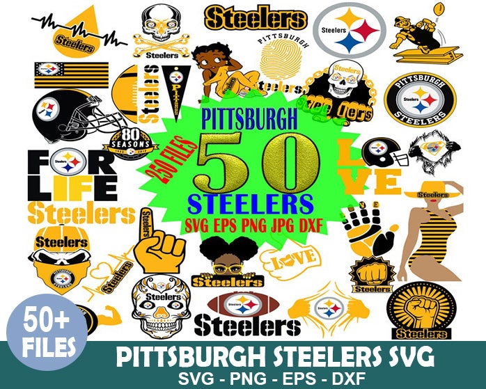 50 Files Pittsburgh Steelers svg - free svg files for cricut