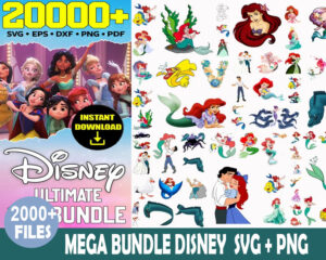 2000+ Files Bundle Disney SVG