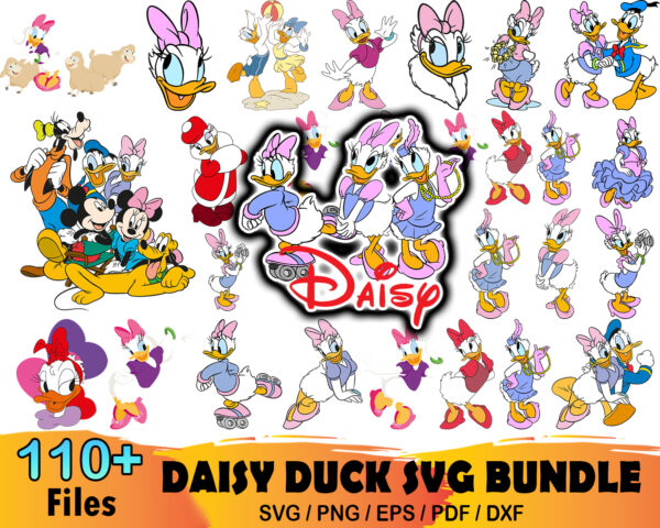 110+ Daisy Duck Svg Bundle