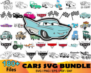180+ Cars Svg Bundle