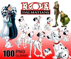 100 files 101 Dalmatians bundle png