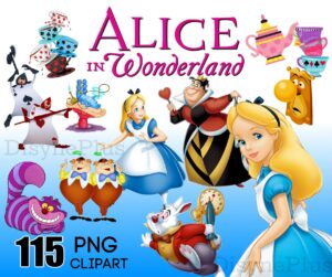 115 bundle Alice In Wonderland png
