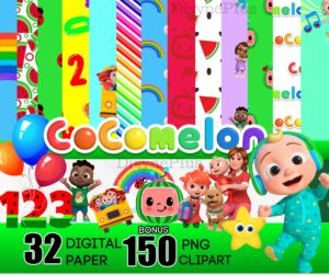 150 files bundle Cocomelon png