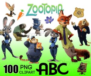 100 Zootopia Png Bundle