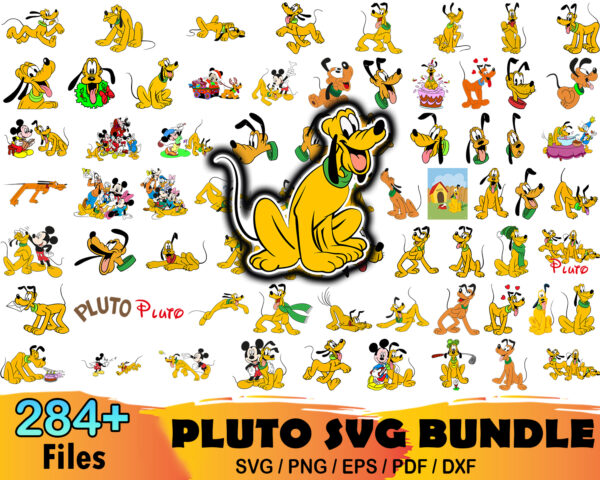 284+ Pluto Svg Bundle