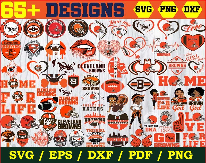 Cleveland Browns Design Bundle svg, nfl svg, eps, dxf, png