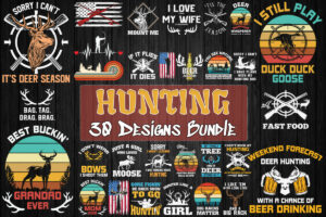 30 Designs Hunting Svg
