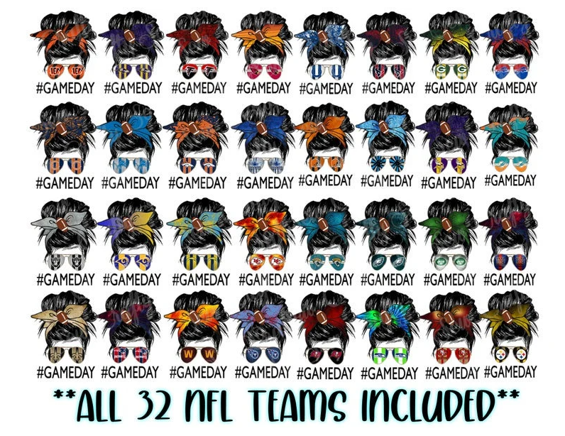 NFL 32 TEAMS SVG BUNDLE - Bundle Cricut