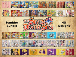 40 Design The Seven Deadly Sins Tumbler Bundle