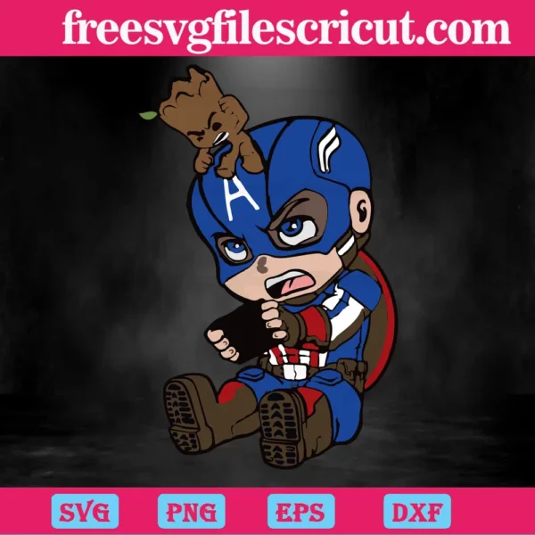 Baby Captain America SVG: A Symbol of Patriotism and Cutness