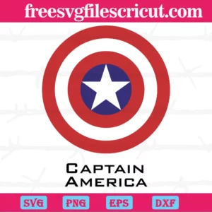 Captain America Shield Svg