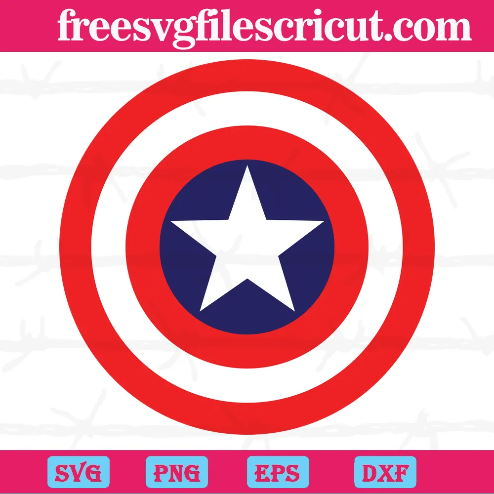 Captain America Shield Svg