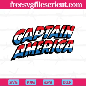 Captain America Svg Free