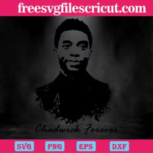 Chadwick Forever Black Panther Svg Invert
