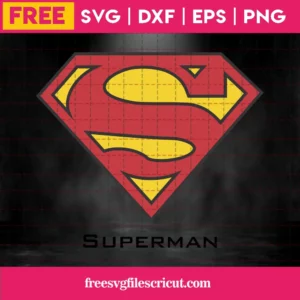 Cricut Superman Logo Svg Free Invert