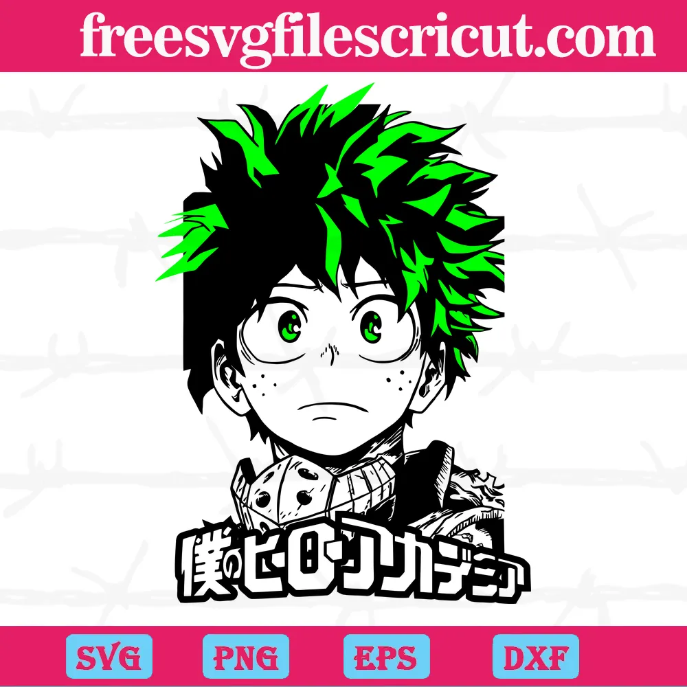 Deku Midoriya Izuku My Hero Academia Svg