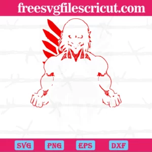 Eren Attack On Titan Svg Invert