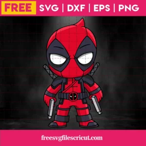 Free Baby Deadpool, Svg Png Dxf Eps Invert
