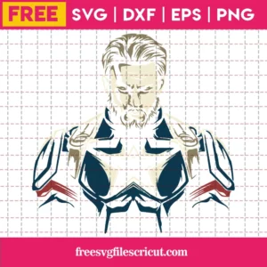 Free Captain America Face Svg