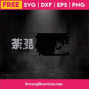 Free Dabi Todoroki Toya My Hero Academia Black And White Svg Invert