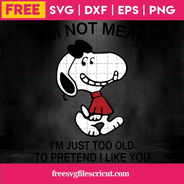 Free Happy Snoopy Invert