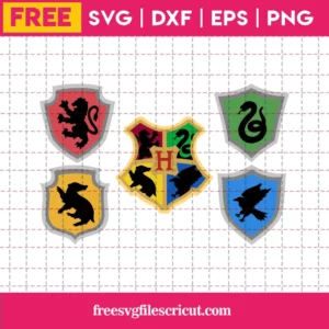 Free Harry Potter House Crests