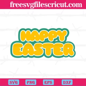 Happy Easter Bunny, Happy Easter Day Invert