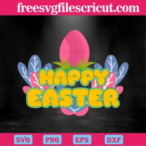 Happy Easter Sweet Flower, Easter Day Invert
