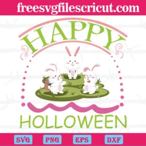 Happy Holloween Happy Easter Day, Bunny Invert