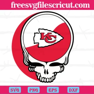 Kansas City Chiefs Skull, Sport, Football Teams, Nfl, Chiefs Football Team Invert