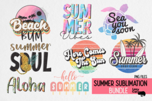 Summer Sublimation Png Bundle