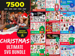 7500+ Christmas Ultimate Svg Bundle