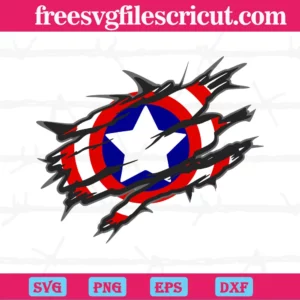 Marvel Captain American Shield Svg Free