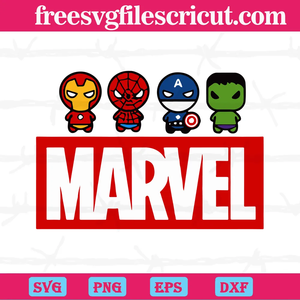 Marvel Chibi Hulk Avengers Svg