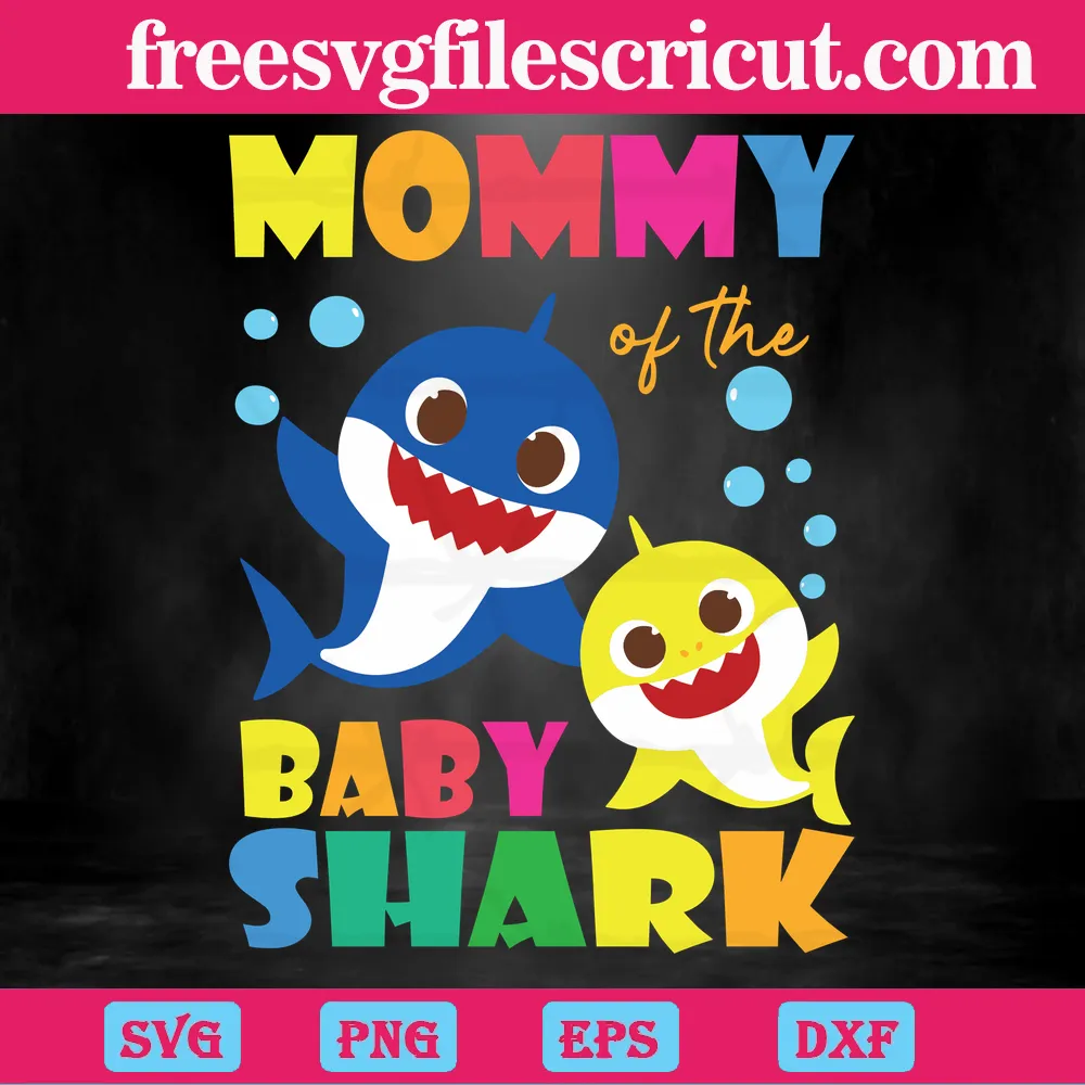 Mommy Shark Svg, Svg Files, Shark, Silhouette Svg, Cricut Svg, Trend Svg –  My Easy Files