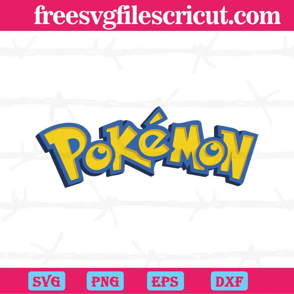 Pokemon Logo Cricut SVG