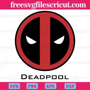 Silhouette Deadpool Logo Svg
