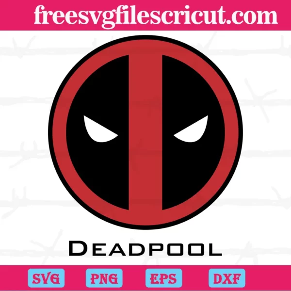 Silhouette Deadpool Logo Svg
