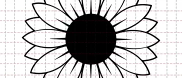 Sunflower Svg Free, Sunflower Cut File, Sunflower Vector, Instant Download