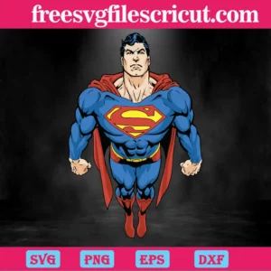 Superman, Svg Png Dxf Eps Cricut Silhouette Invert