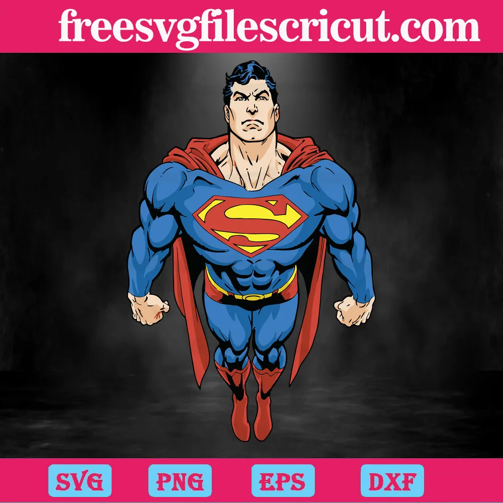 Superman, Svg Png Dxf Eps Cricut Silhouette - free svg files for cricut