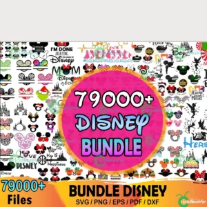 79k Disney Svg Bundle, Dr Seuss Svg, Mickey Svg, Harry Potter Svg